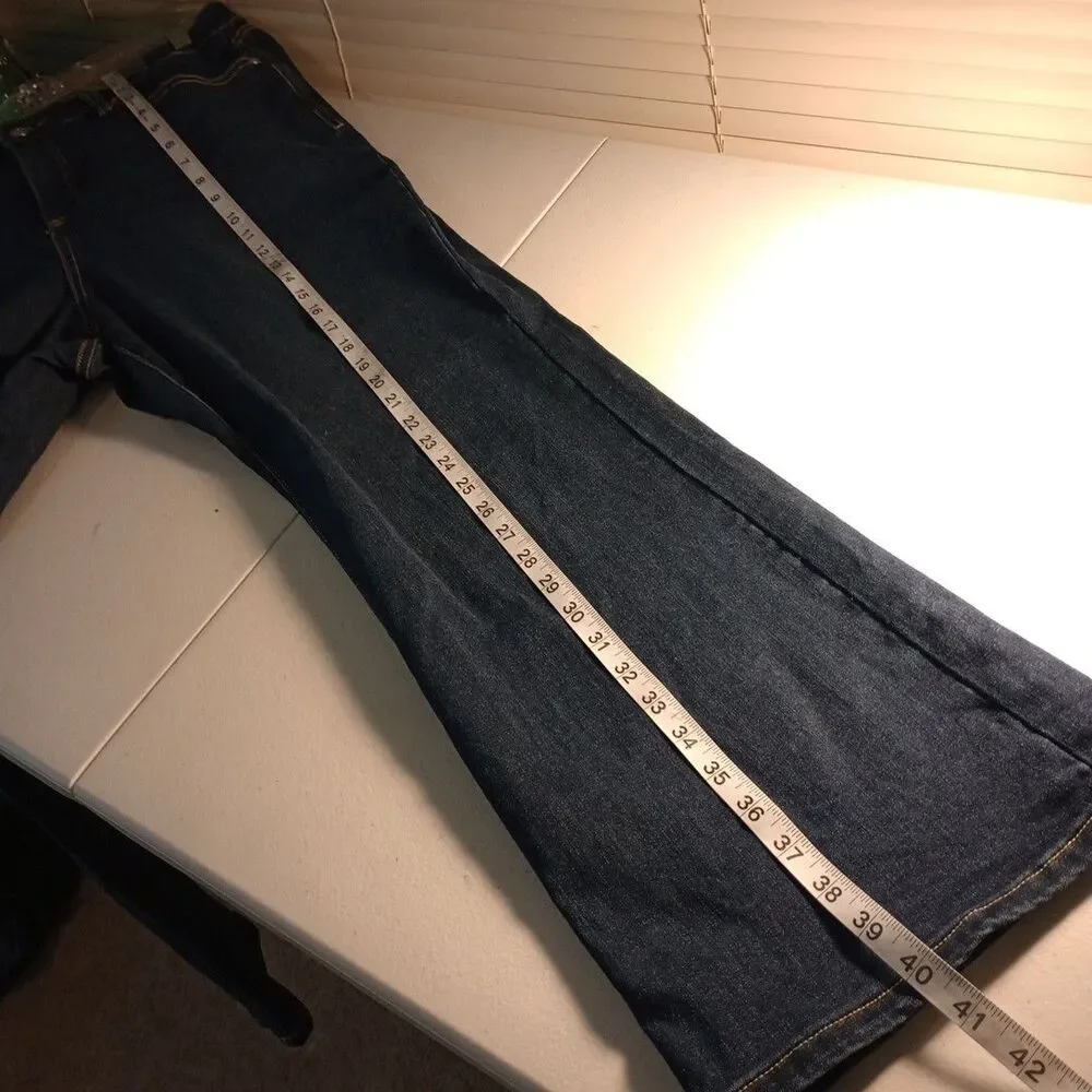 Style & Co Curvy Bootcut Jeans Women's 14S Blue Medium Wash Mid Rise